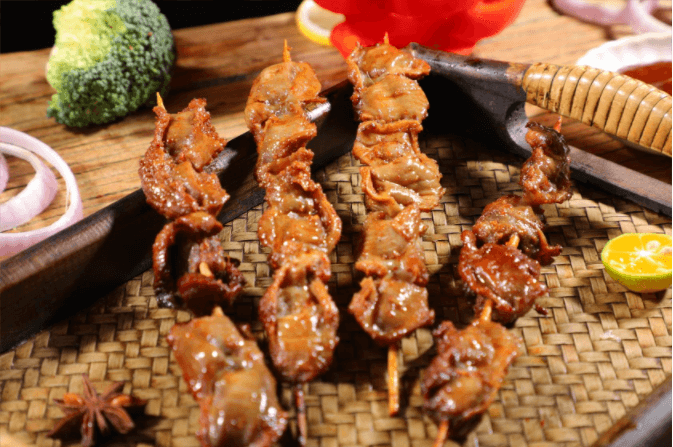 電烤雞胗 電烤雞胗